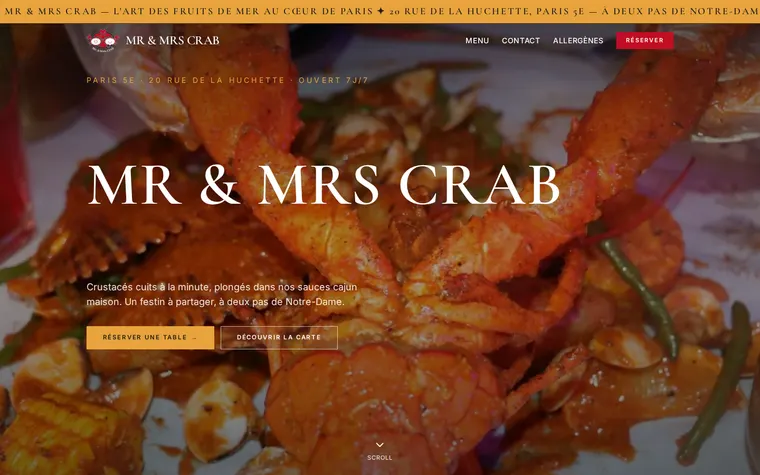 La page d’accueil de mrmrscrab.fr, sur ordinateur et sur téléphone.